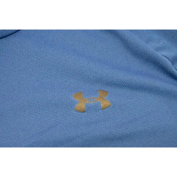 Under Armour Gym Shirt The Tech Tee HeatGear Blue Athletic Mens Size XL - Picture 7 of 10